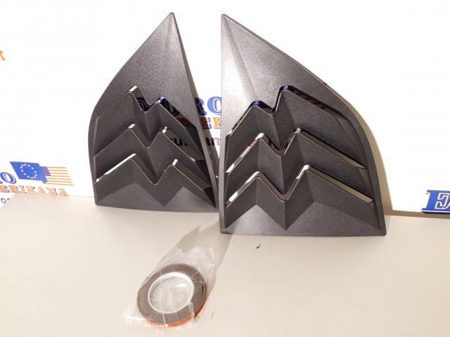 1/4 Quarter Side Window Louvers Sun Shade Cover 